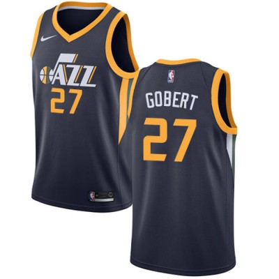 Nike Utah Jazz #27 Rudy Gobert Navy Youth NBA Swingman Icon Edition Jersey